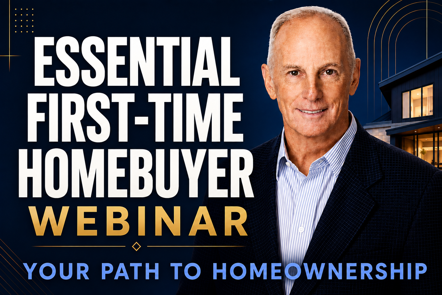 Patrick Kevin Fagan, The Mortgage Patriot's essential first-time homebuyer webinar cover, live Thursday, September 10 at 7 PM CT
