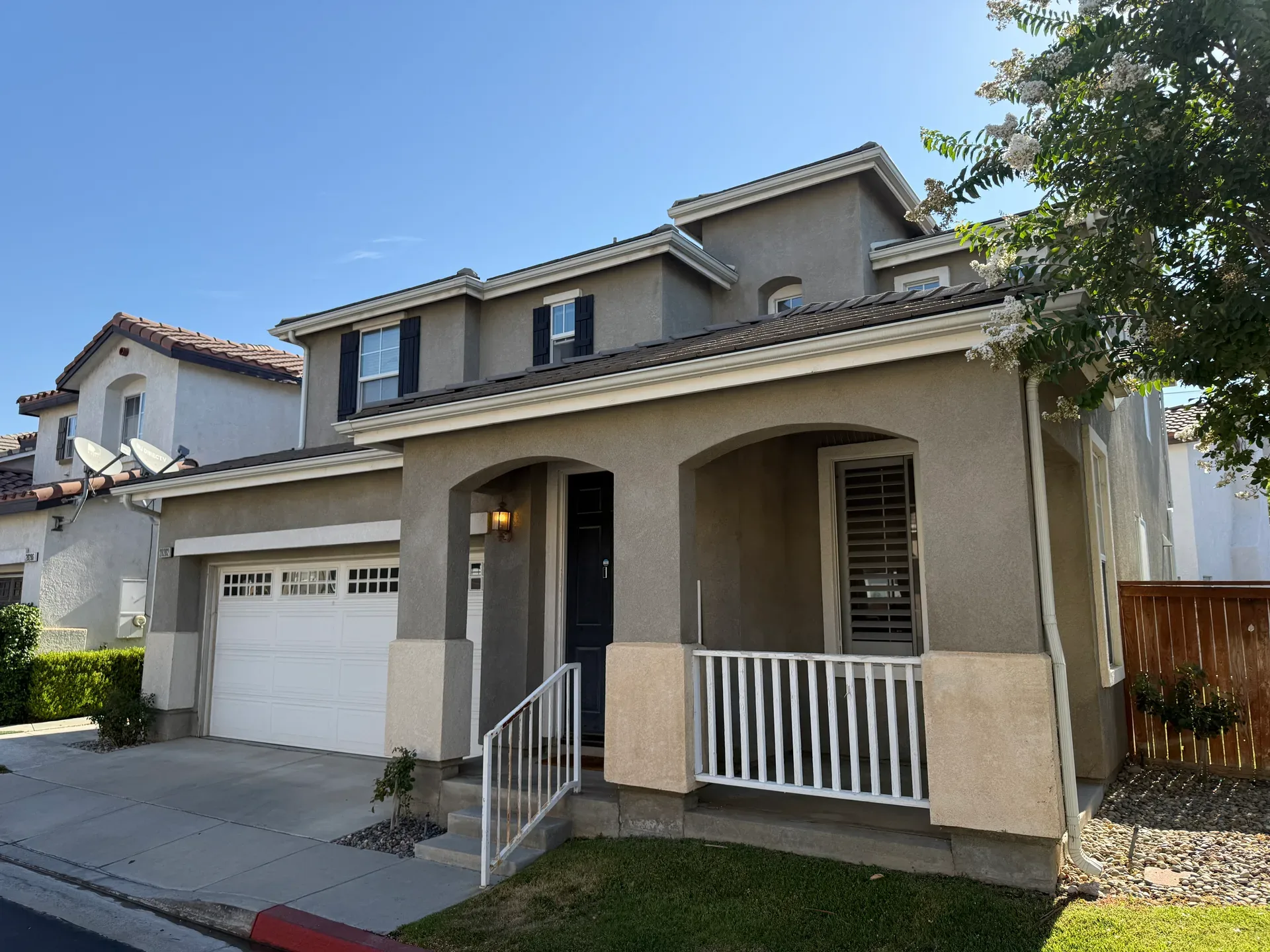 A well-maintained ranch-style home in the Saugus area of Santa Clarita Valley, showcasing the neighborhood's established character and curb appeal