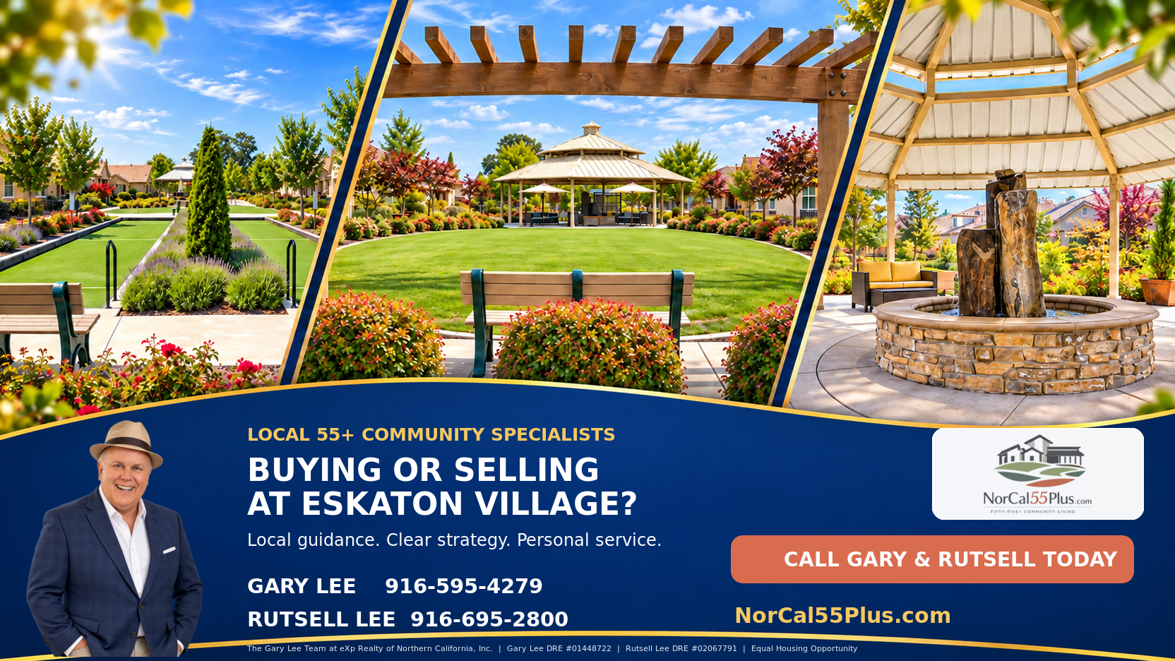 Eskaton Village Roseville, a Northern California 55+ active-adult community in Roseville, CA