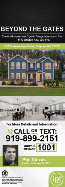 Full-color neighborhood door hanger promoting a Sold Zero Commission listing