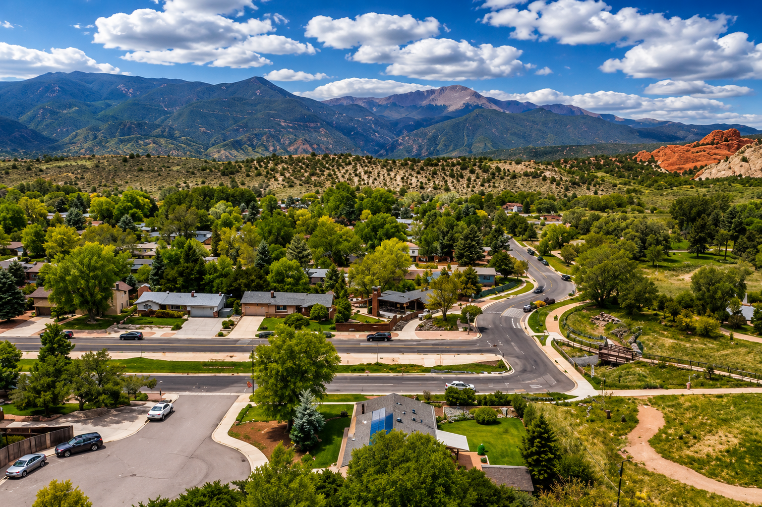 Pleasant Valley neighborhood in Colorado Springs