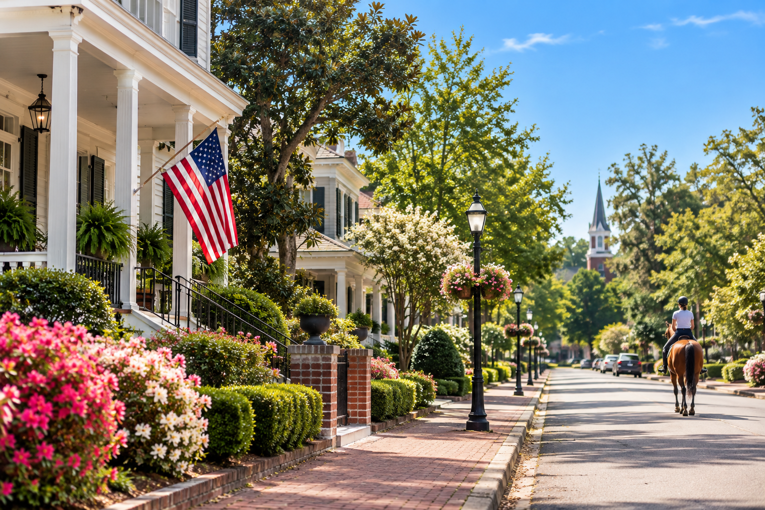 Aiken, South Carolina lifestyle with historic streets and live oaks