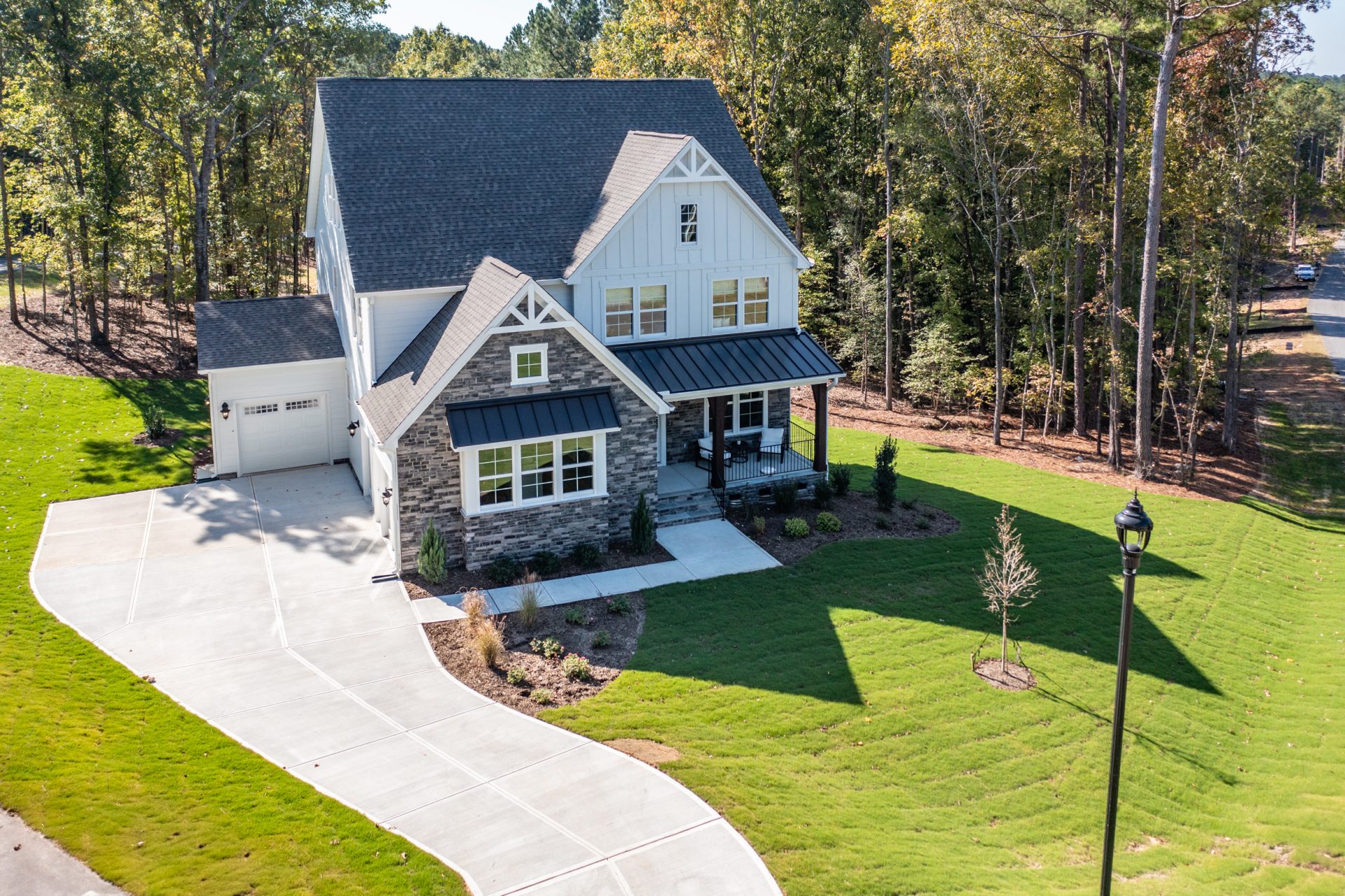 Suburban home in the North Carolina Triangle region representing typical housing in Triangle suburbs