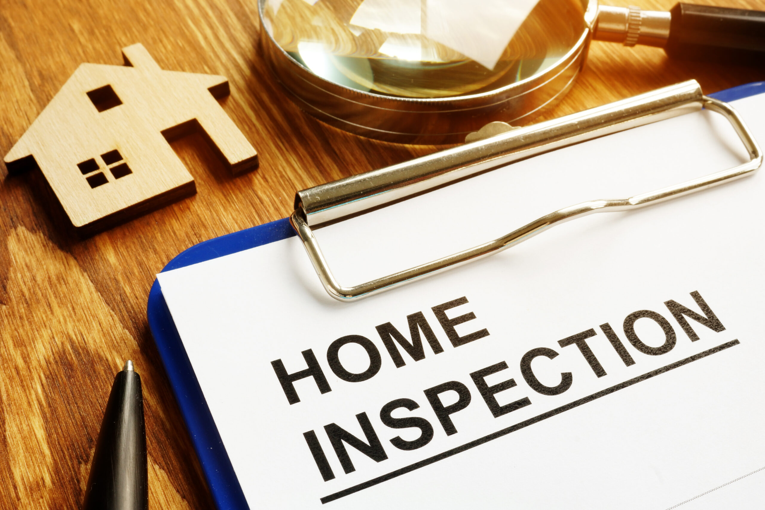 A professional home inspector examining a North Texas home before it is listed for sale