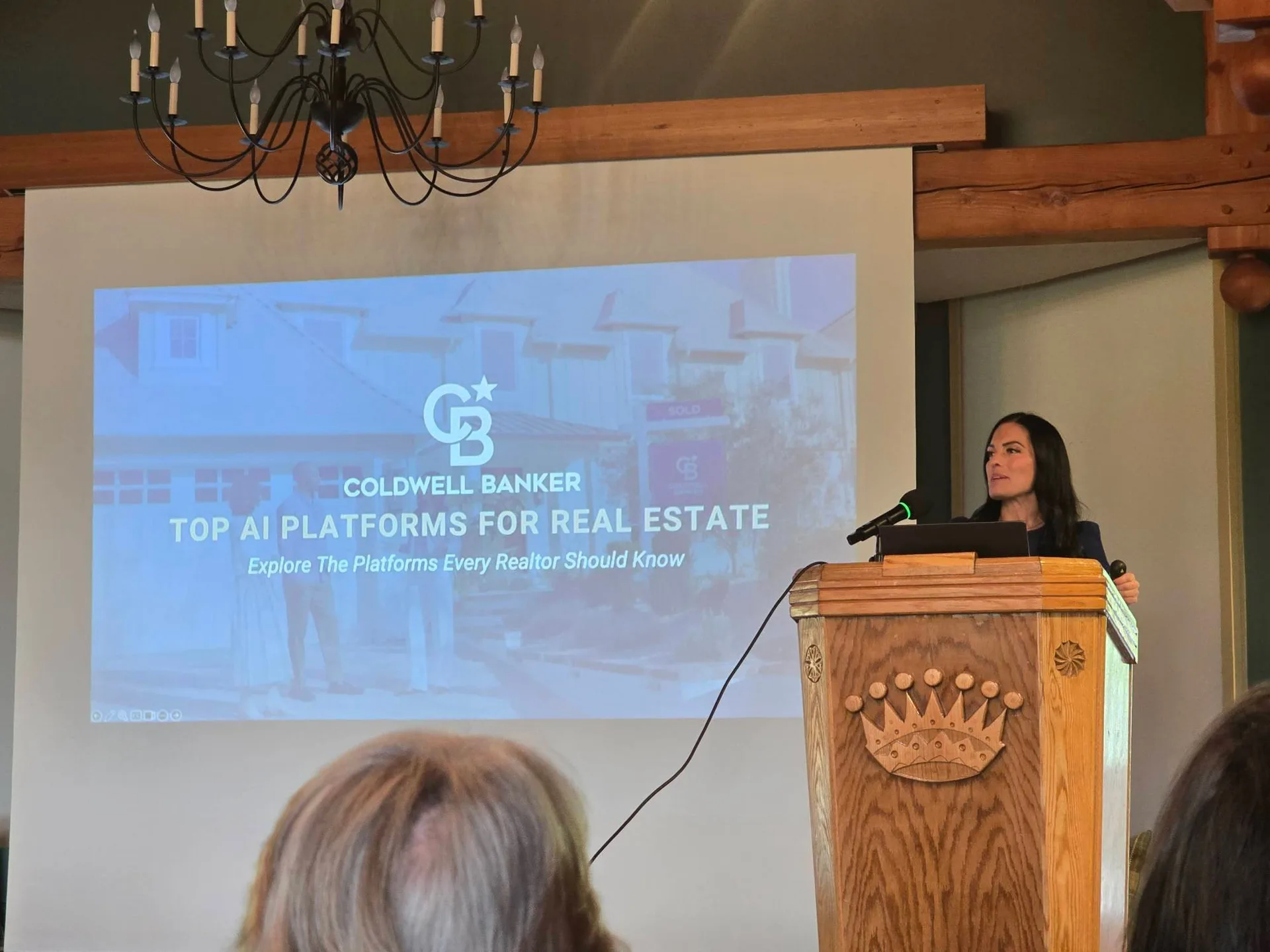 The AI in real estate presentation at the Coldwell Banker Agent Exchange