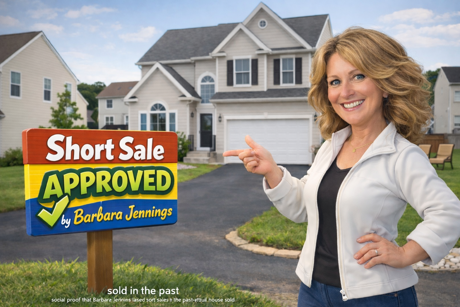 Sold property transaction celebration