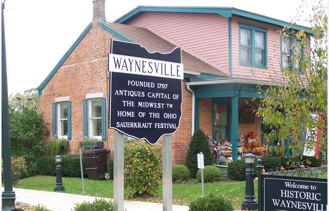 Waynesville neighborhood in the Dayton Ohio area