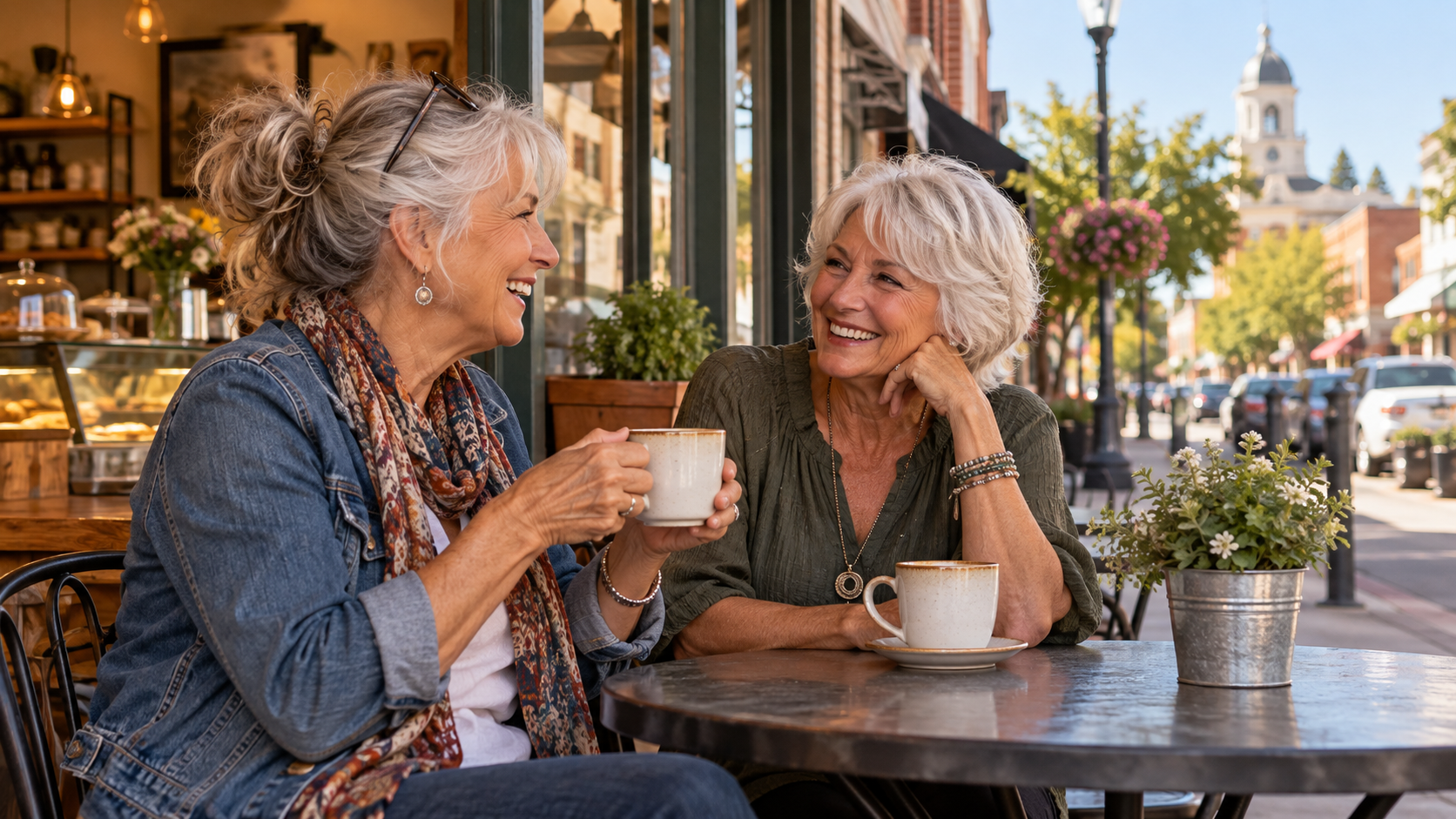 A local coffee stop in Lincoln, California, the kind of morning stop Sun City Lincoln Hills residents visit outside the community