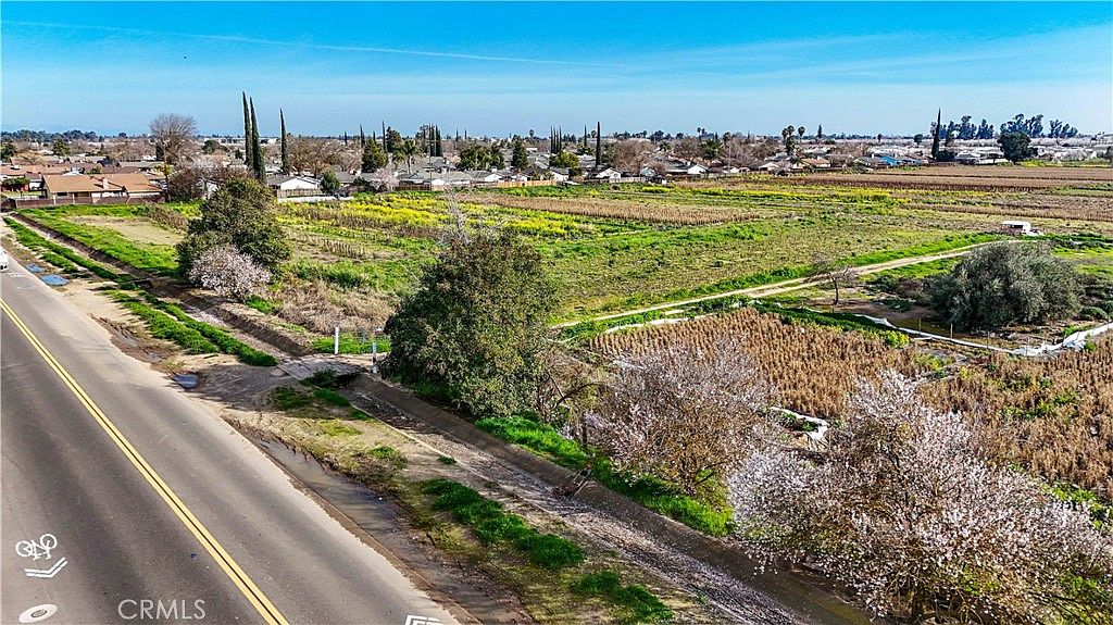 Aerial view of the property showing Highway 99 frontage