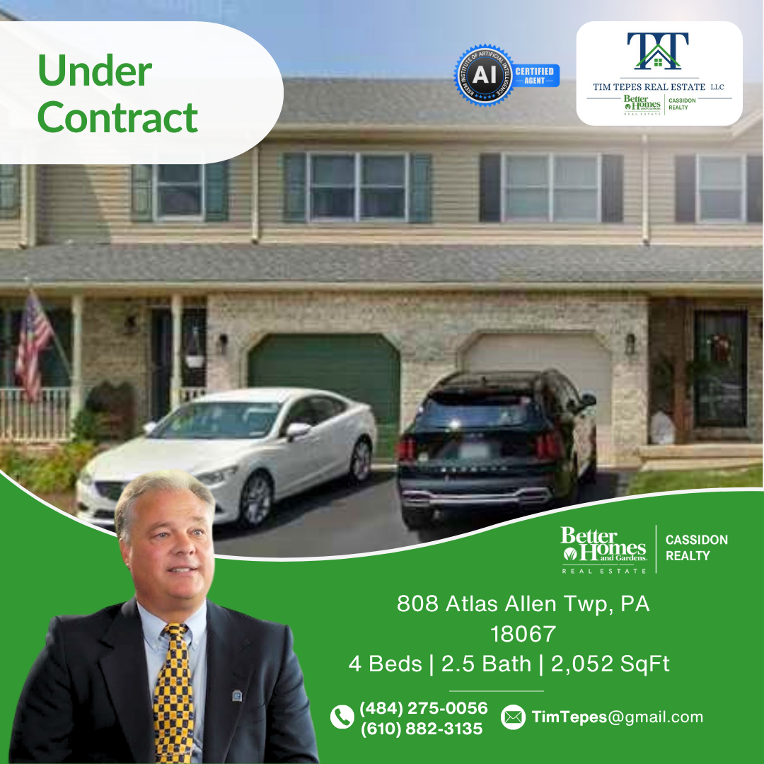 3930 Danberry Drive, Easton — 3 Bed/3 Bath, under contract with Tim Tepes