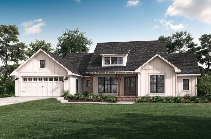 Mulberry ranch home exterior facade