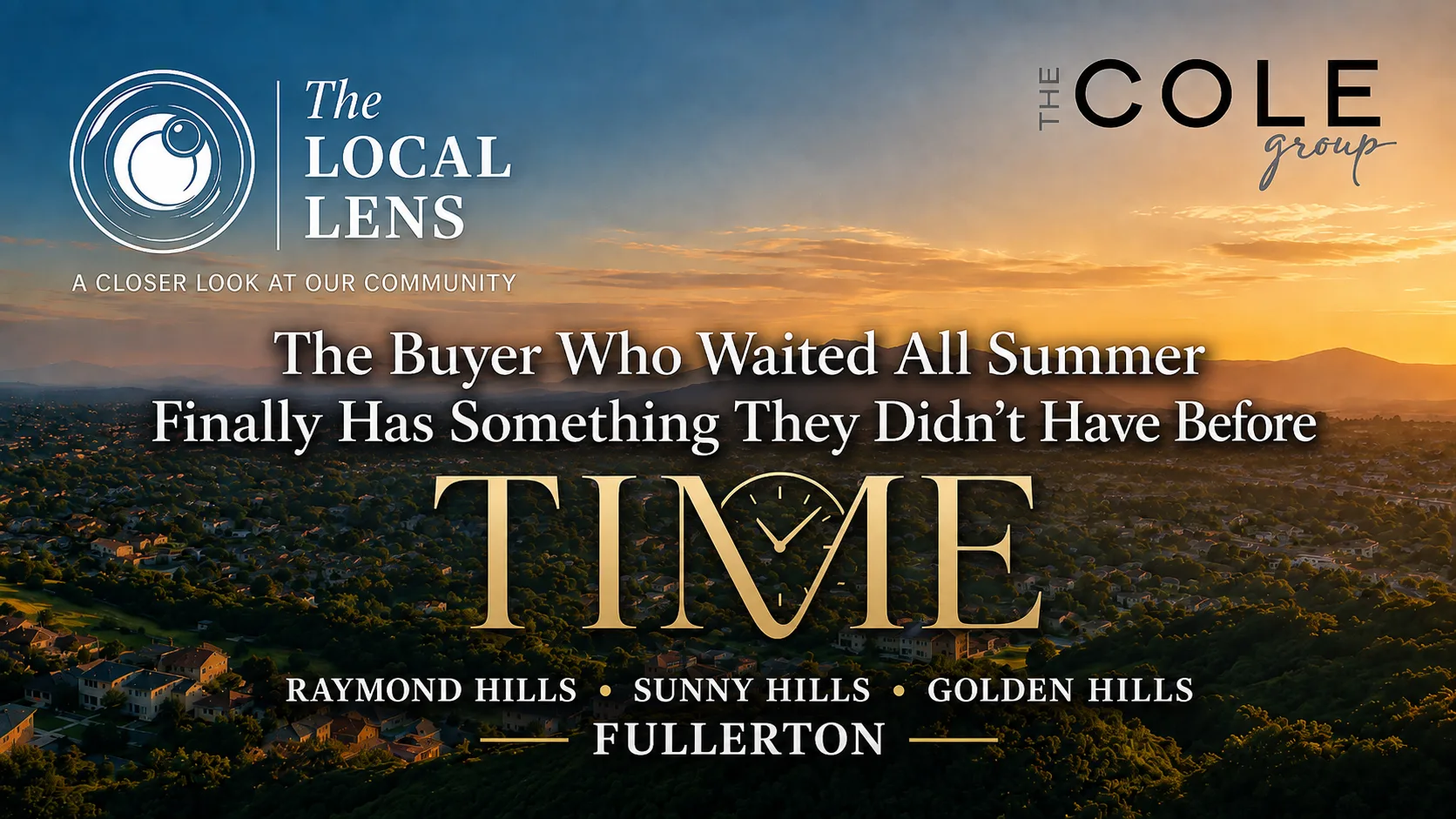 The Buyer Who Waited All Summer Finally Has Time
