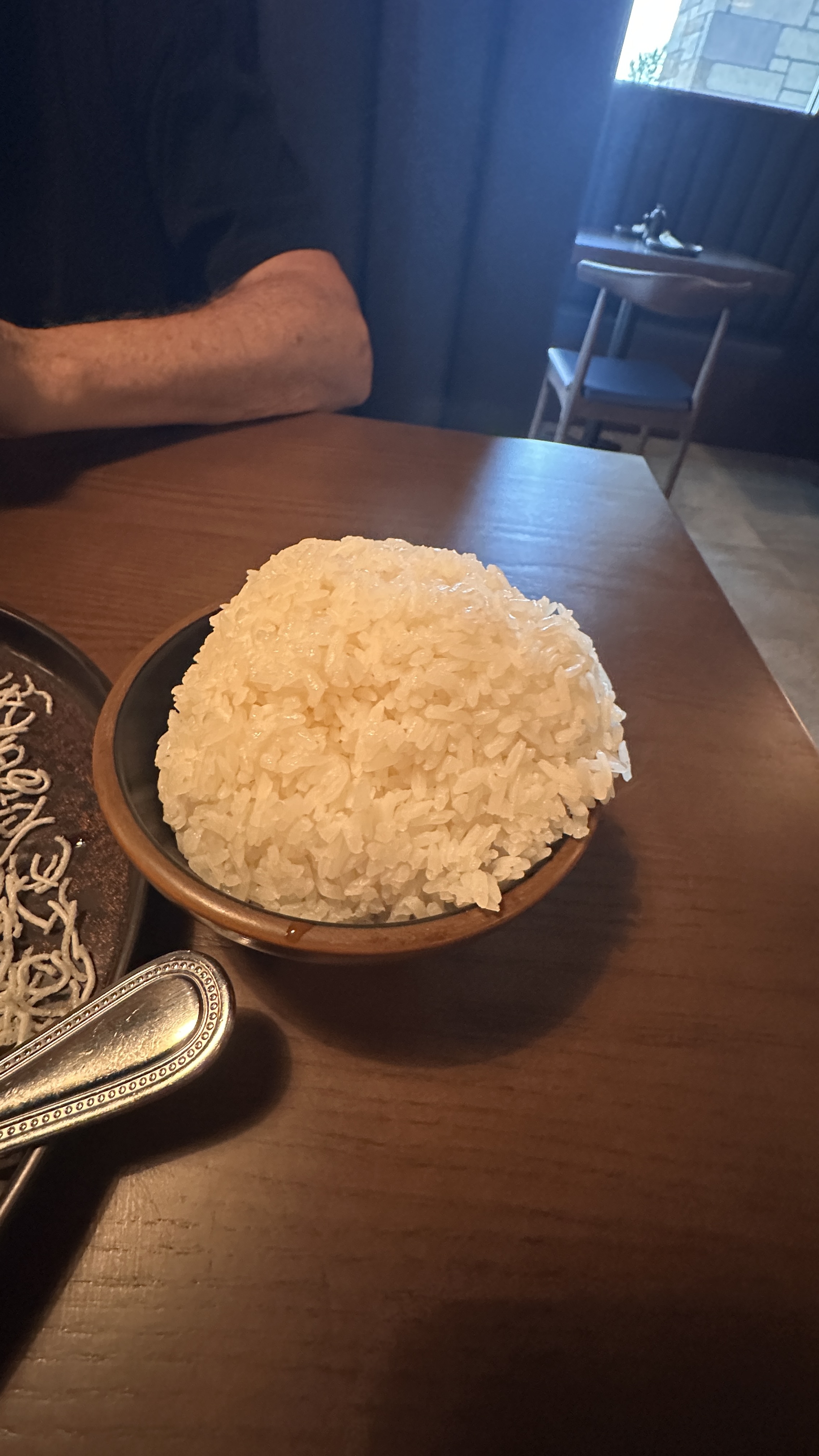 Rice and noodle dishes at Umami Way Asian comfort food restaurant in Braselton Georgia
