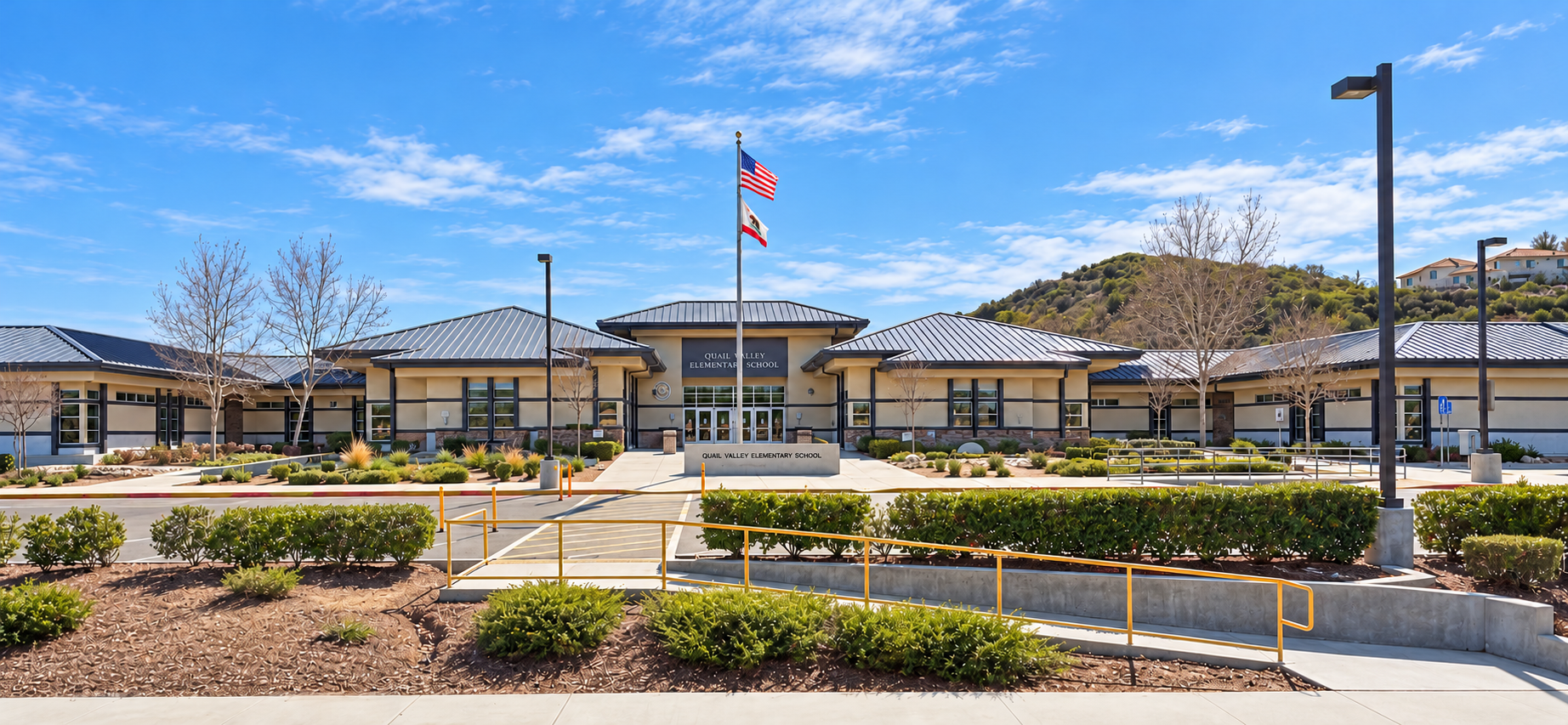 Quail Valley Elementary School in Menifee, California