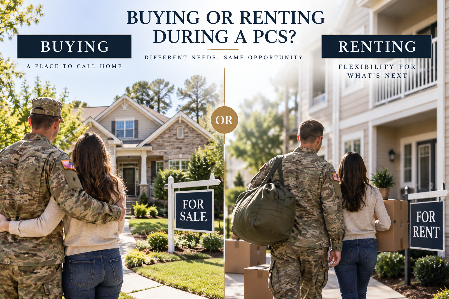 Buying vs. renting considerations for a Fort Gordon PCS