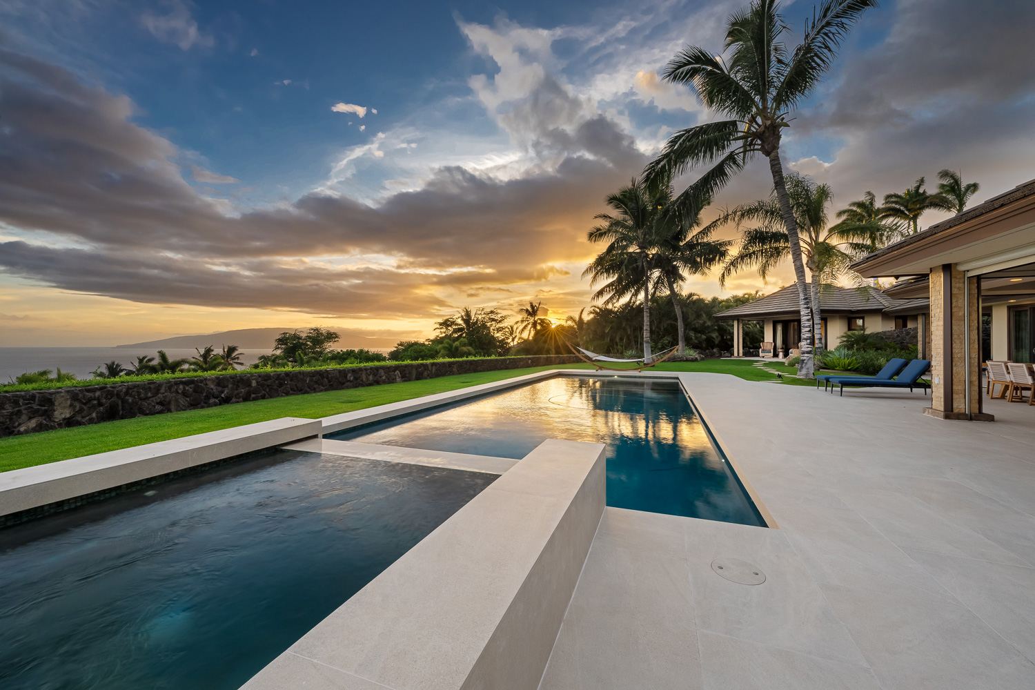 Launiupoko Beach Park and residential community along the West Maui coast