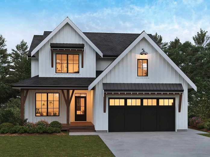 Morgan Falls two-story home exterior
