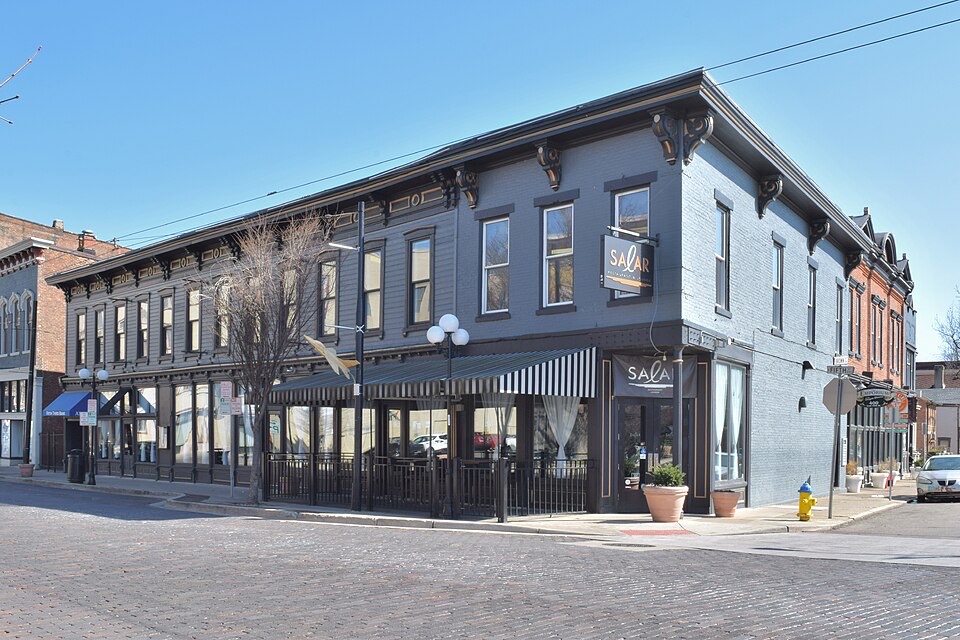 Oregon District neighborhood in the Dayton Ohio area