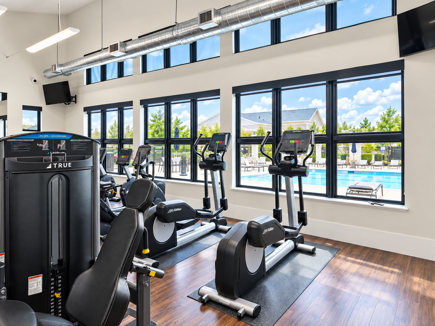 The fitness center at Club Liberty, Summit at Liberty, Rio Vista