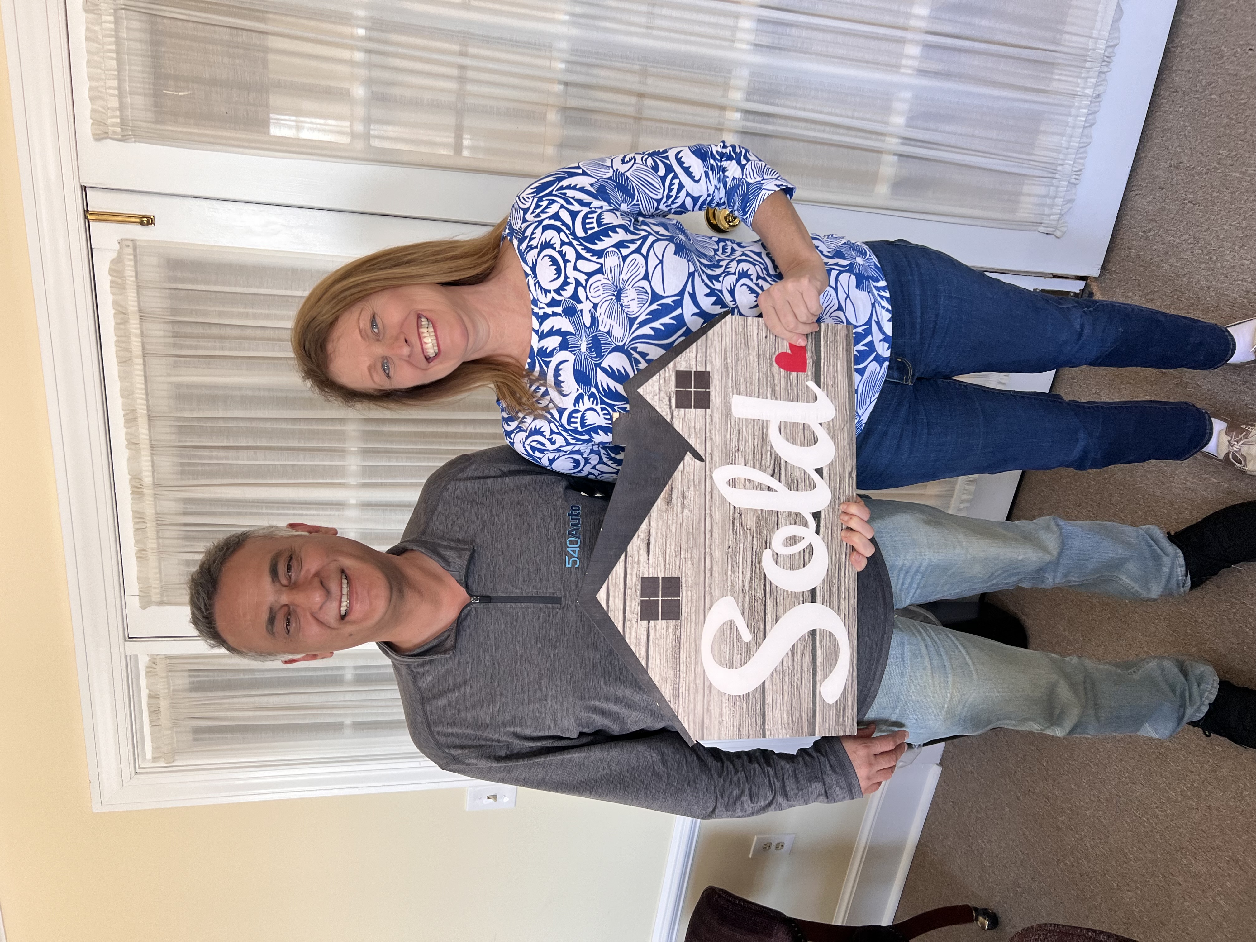 Client transaction celebration photo