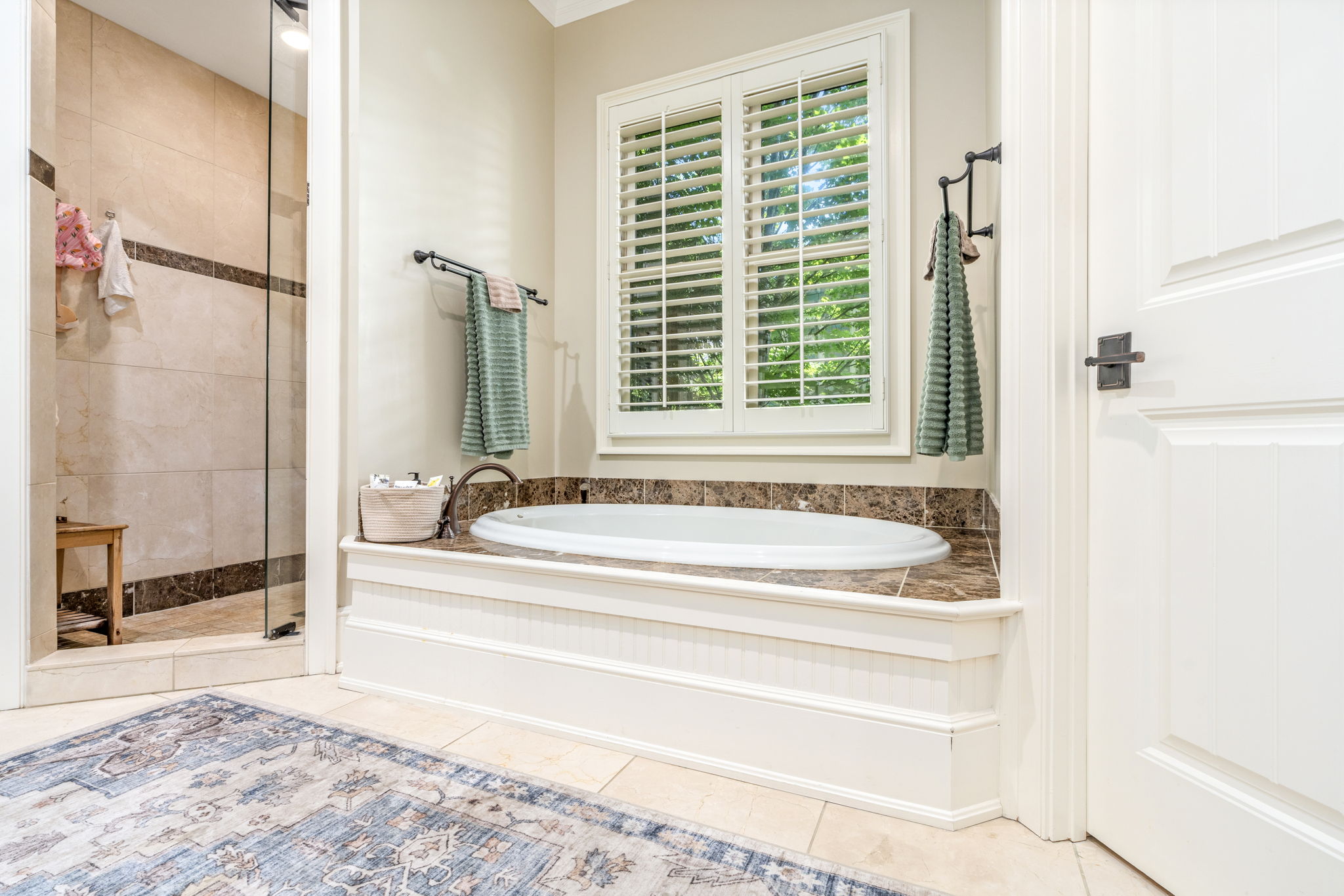 Master bathroom with additional vanity