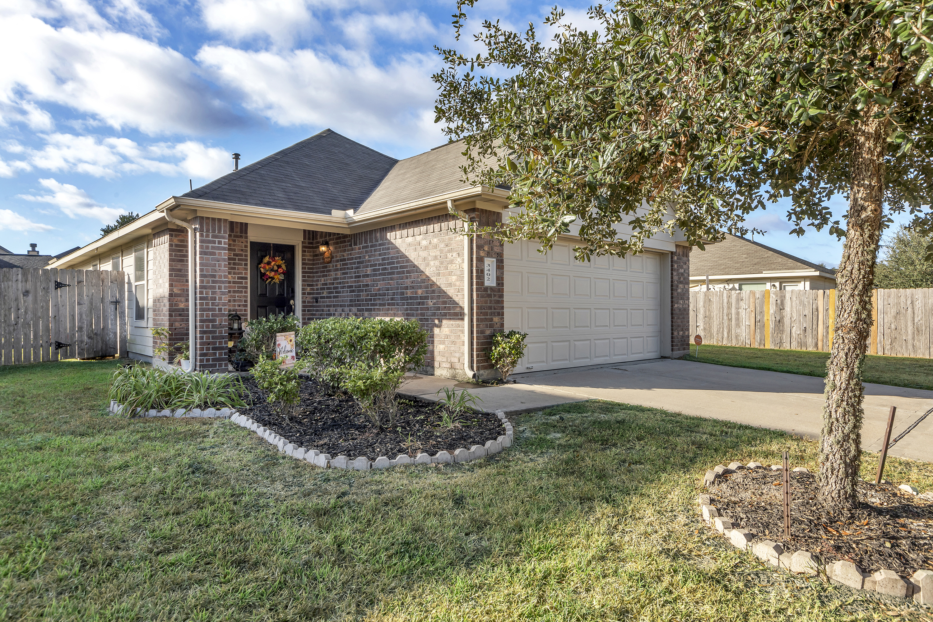 The exterior of a Houston area home, ready for its market debut
