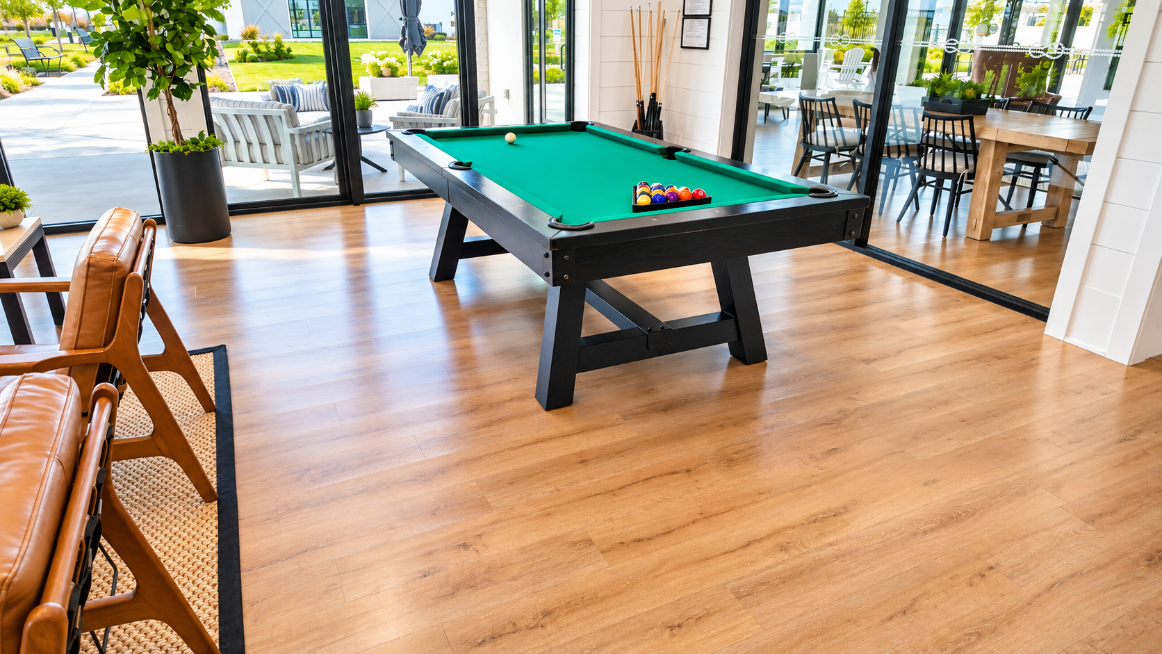 Billiards table at Club Liberty, Summit at Liberty, Rio Vista