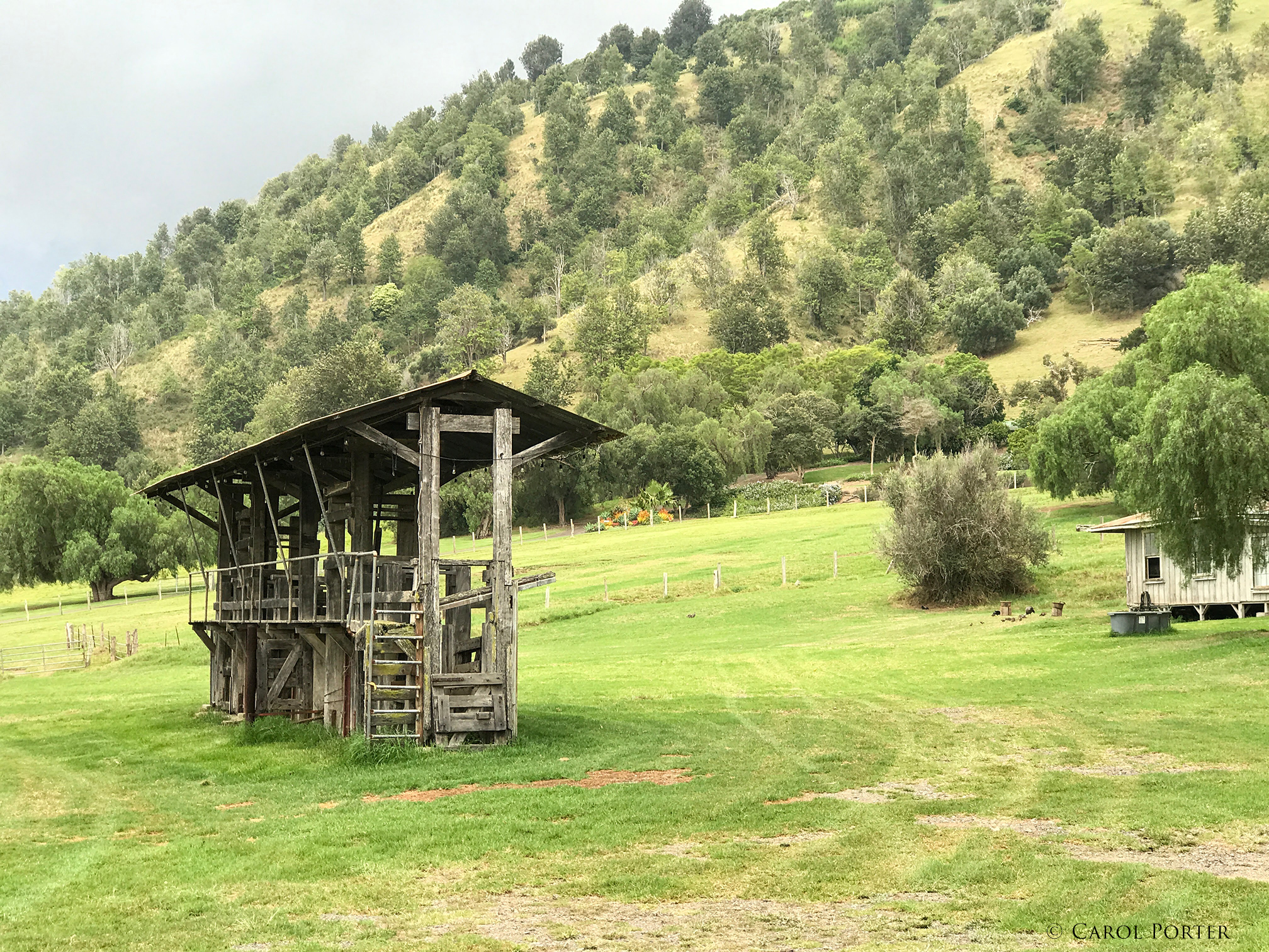 A structure from the original cattle ranch