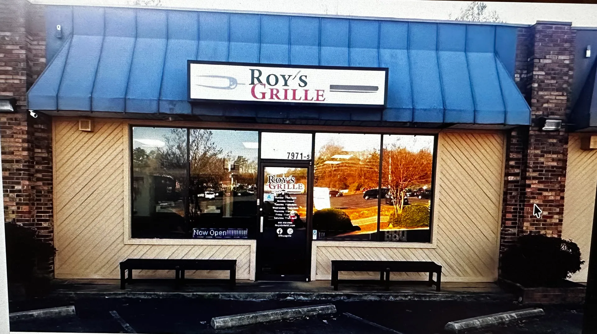 The humble exterior of Roy's Grille in Irmo, SC, a gas station-turned-grill that hides some of the best southern cooking in the Midlands