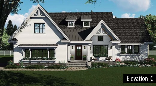Manchester Walk ranch home exterior