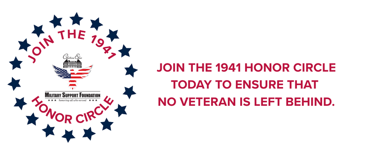 1941 Honor Circle banner representing the monthly donor program for veteran support