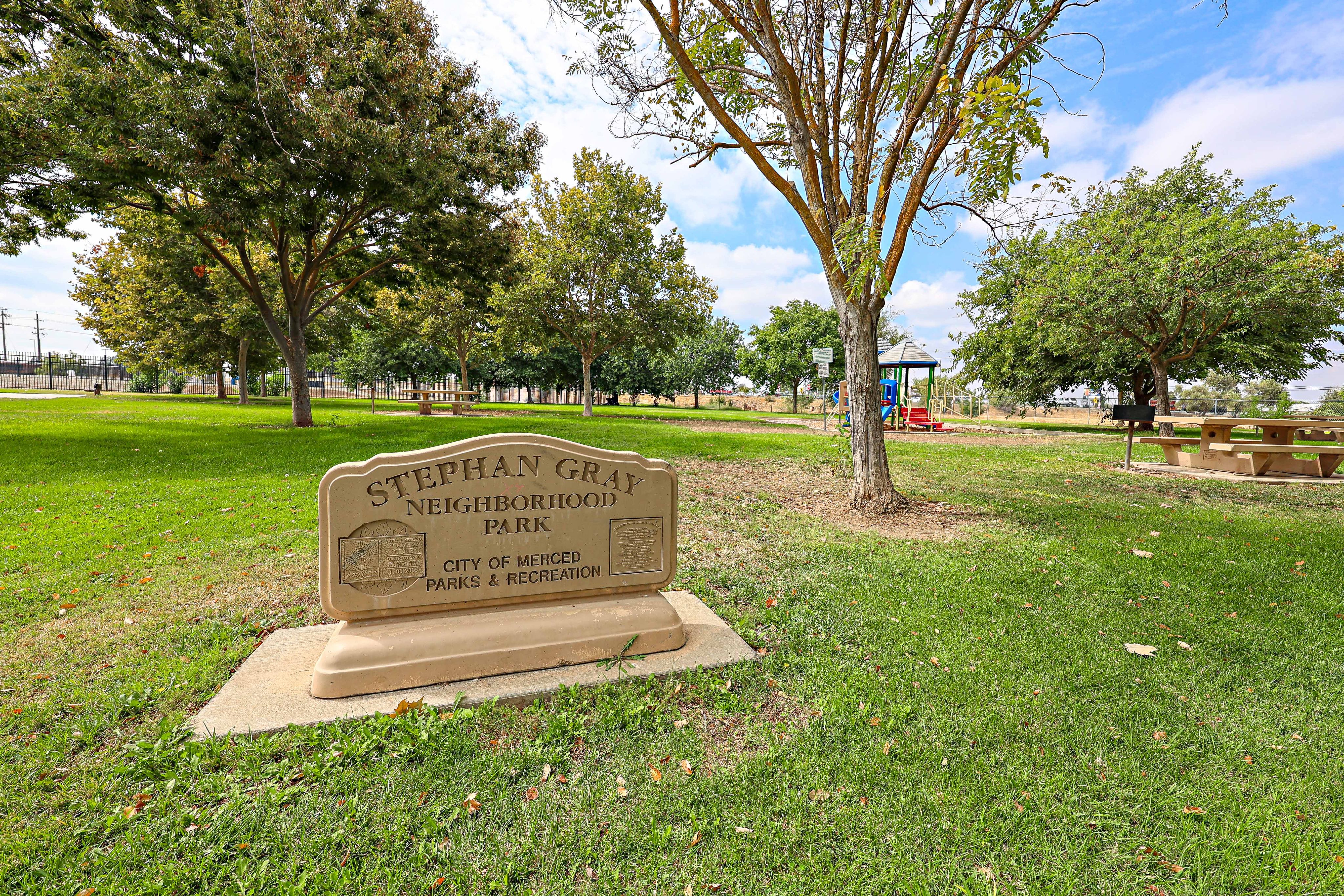Walkway leading to the condo building entry at 1670 W N Bear Creek Dr