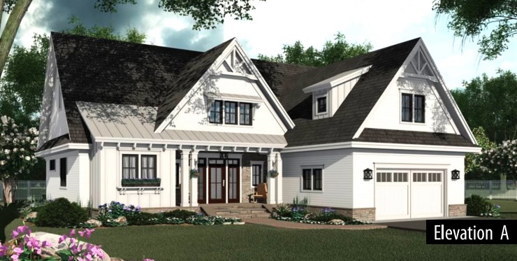 Farmington ranch home exterior facade