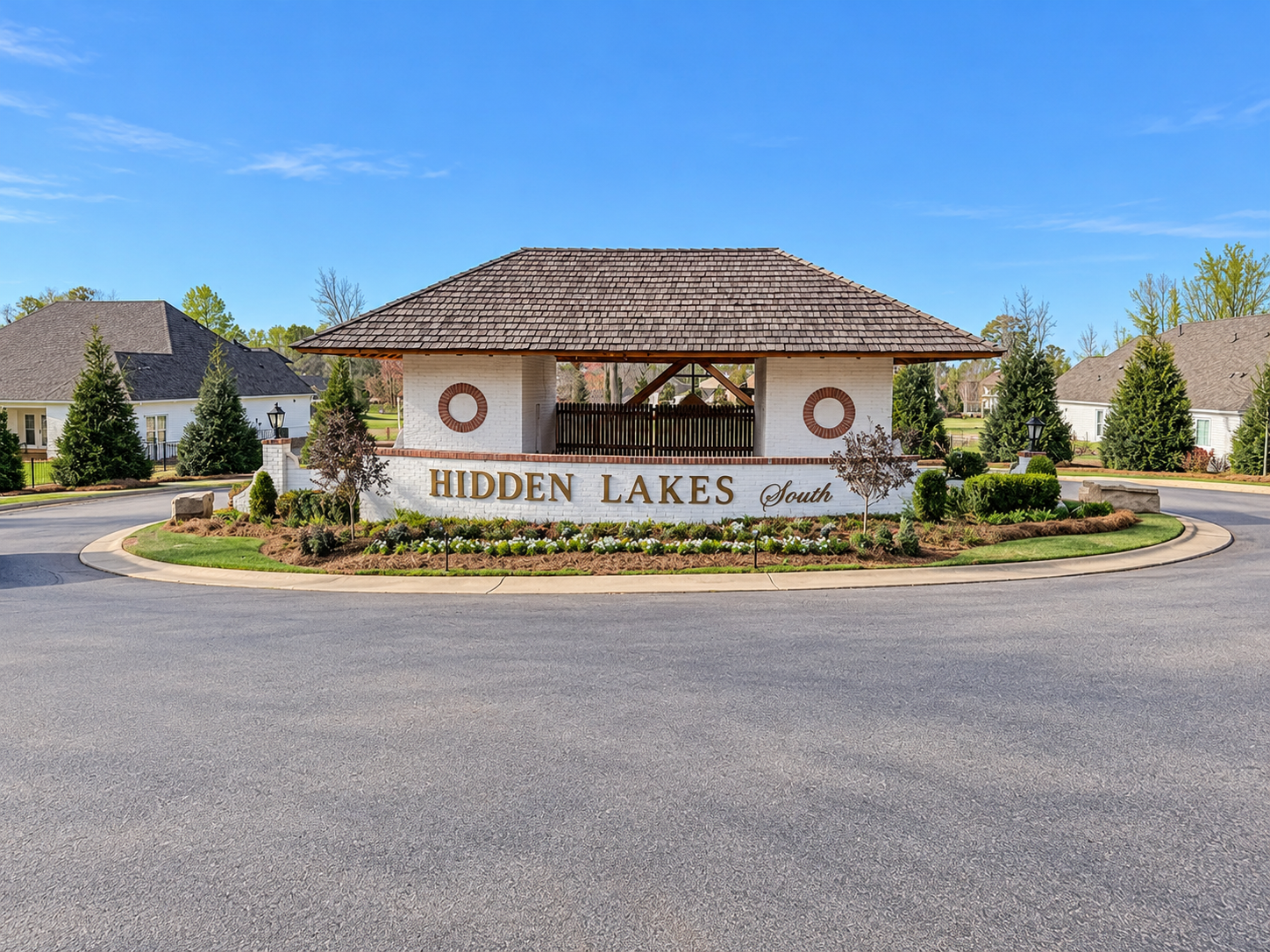 Hidden Lakes entrance in Auburn, Alabama