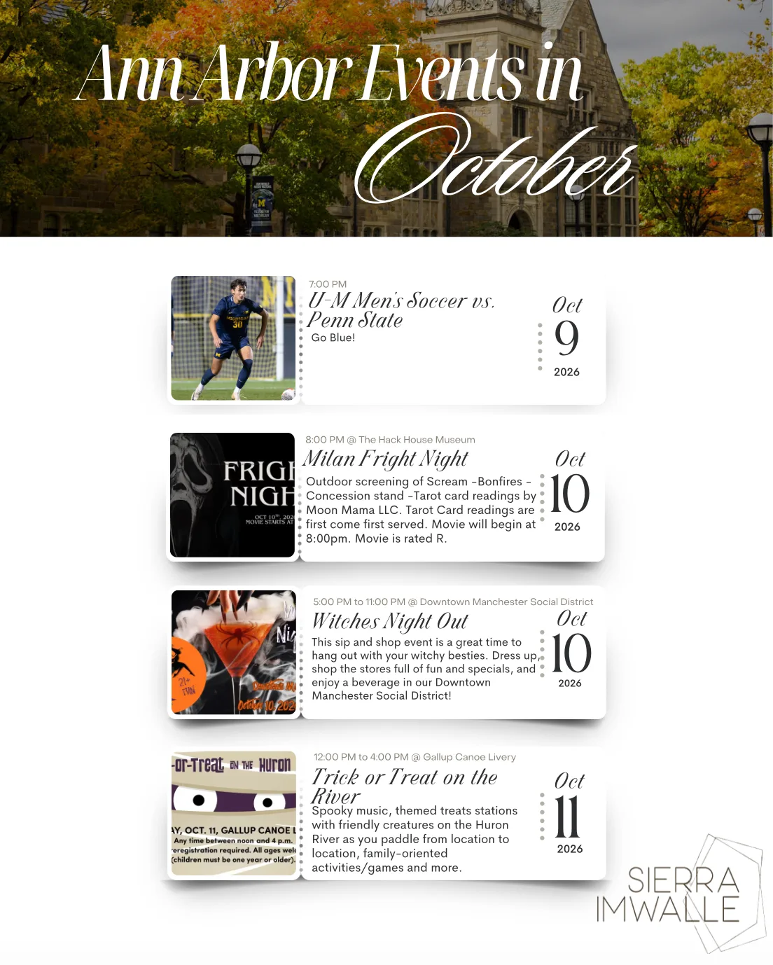 Photo from the October in Ann Arbor event guide slide series