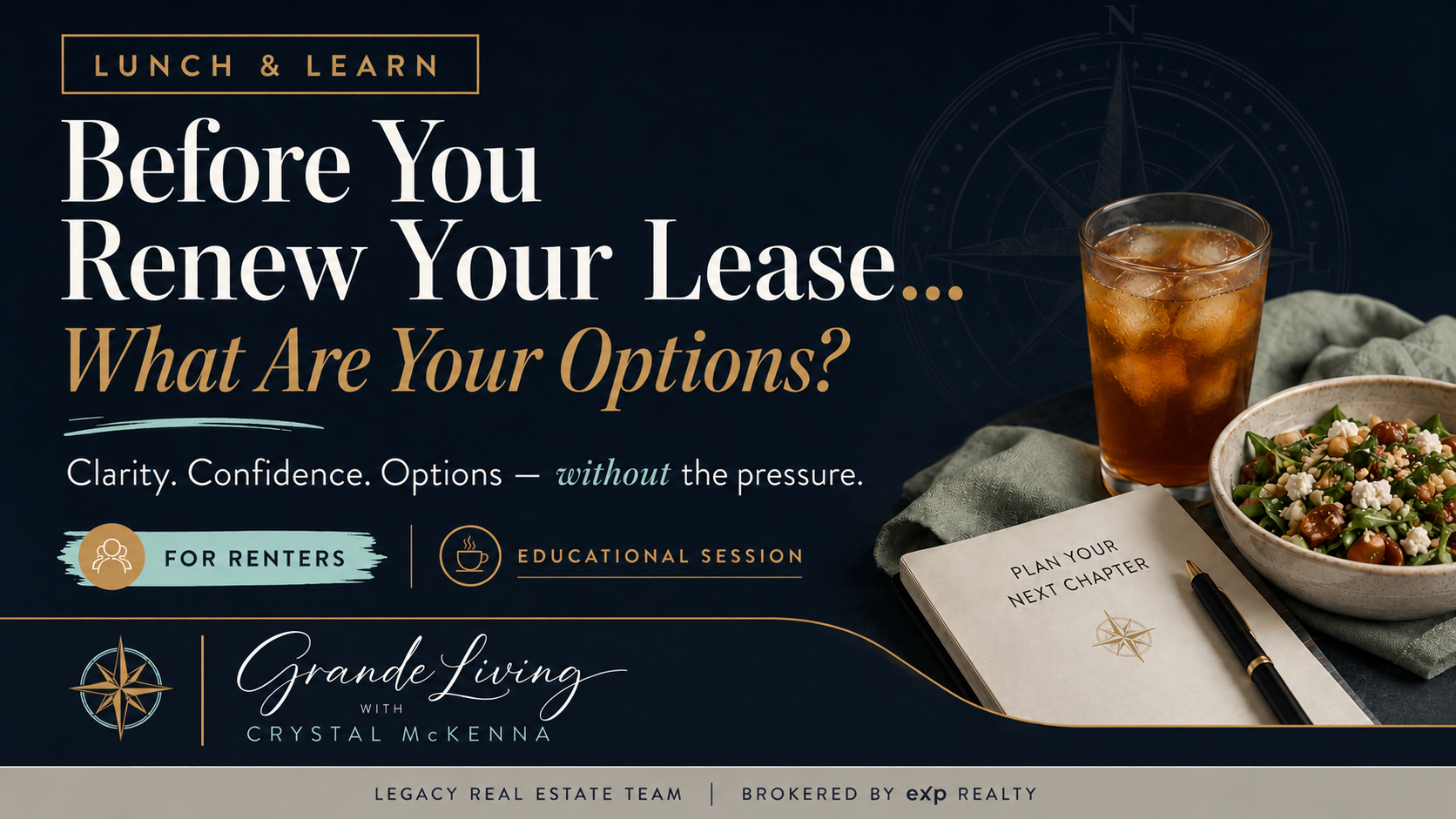 Before You Renew Your Lease — What Are Your Options? Lunch and Learn event with Crystal McKenna, Grande Living
