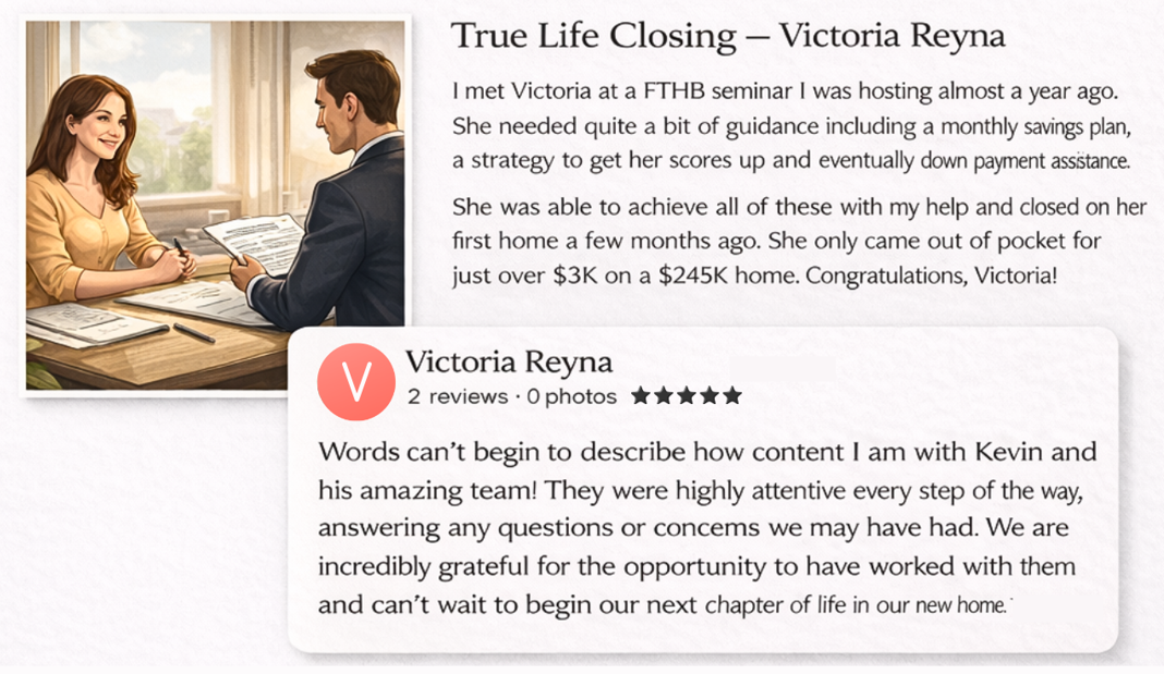 True Life Closing: Victoria, a real Texas buyer who closed on a home with down payment assistance and minimal out-of-pocket cash
