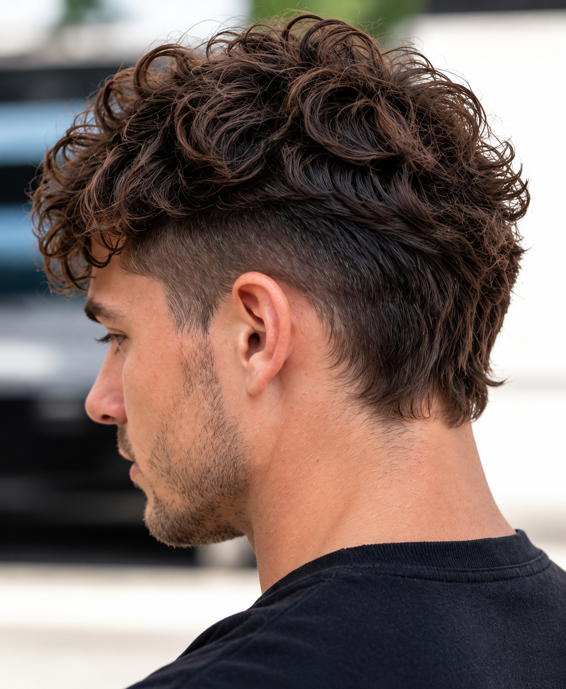 Clean, tailored men's haircut