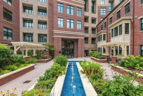 Family-friendly streets and local shops in the Tenleytown neighborhood of Washington DC