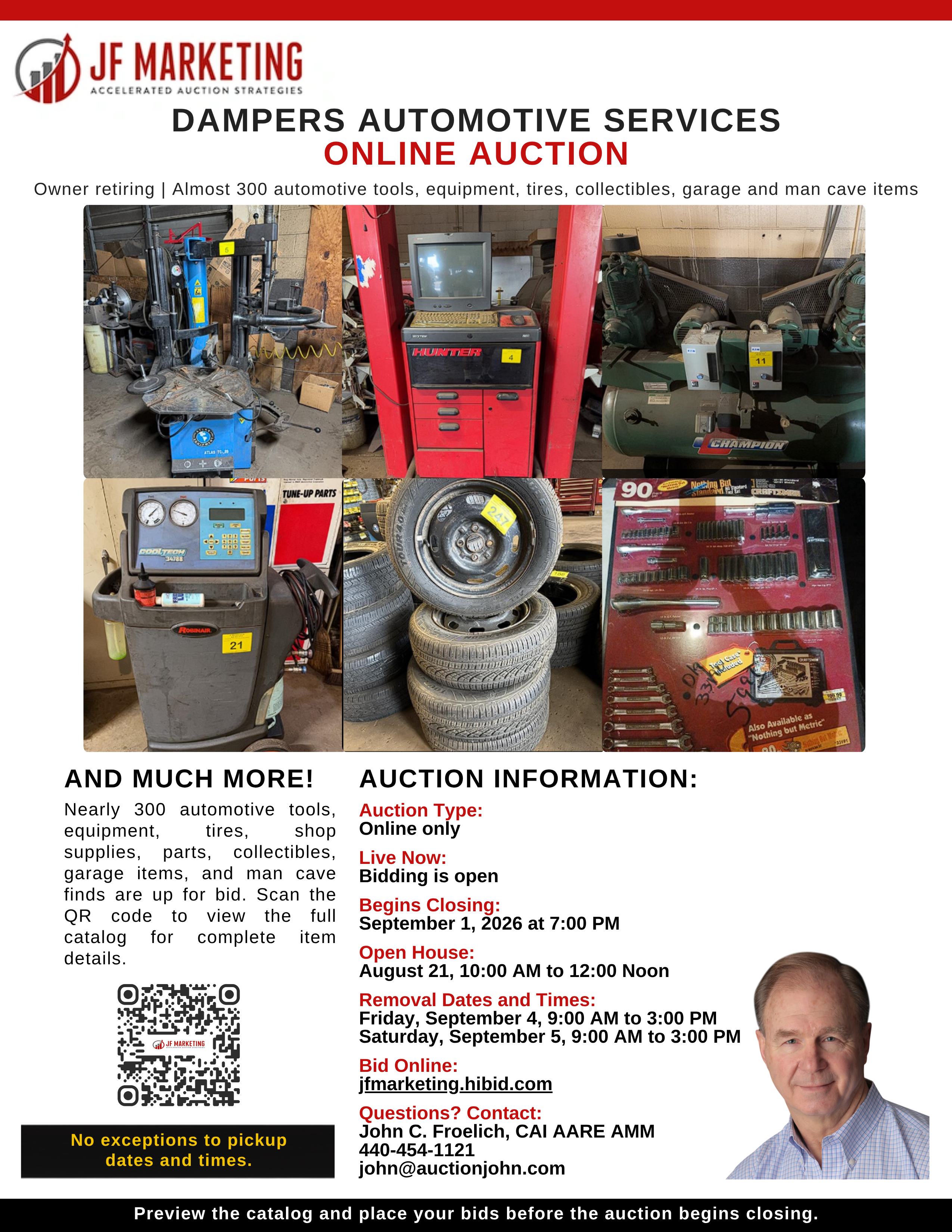 Dampers Automotive Services, online auction open for bidding