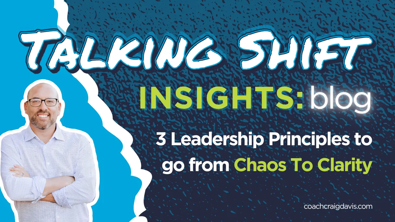 Life Undeferred: Talking Shift Blog - Craig Davis