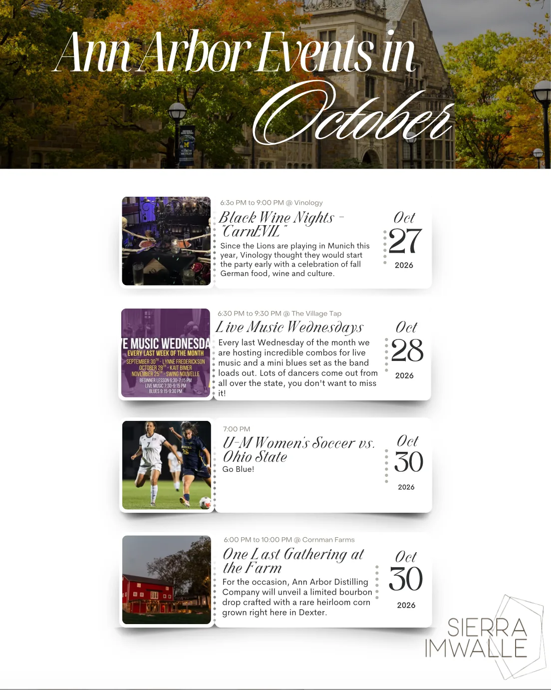 Photo from the October in Ann Arbor event guide slide series