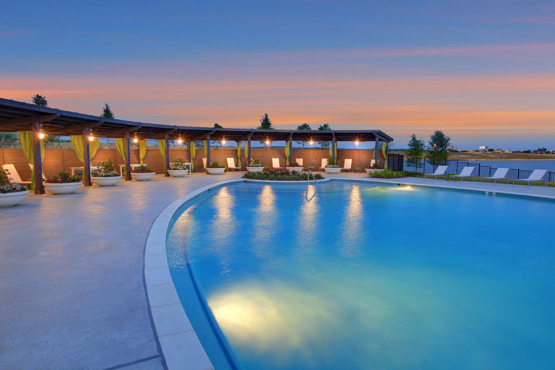 Harvest community neighborhood view featuring homes and landscape in Argyle, Texas