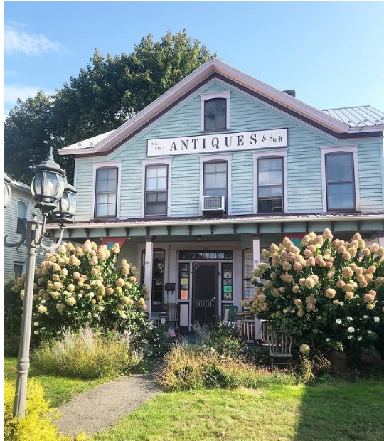 Antique shopping on Church Street in Hawley Pennsylvania