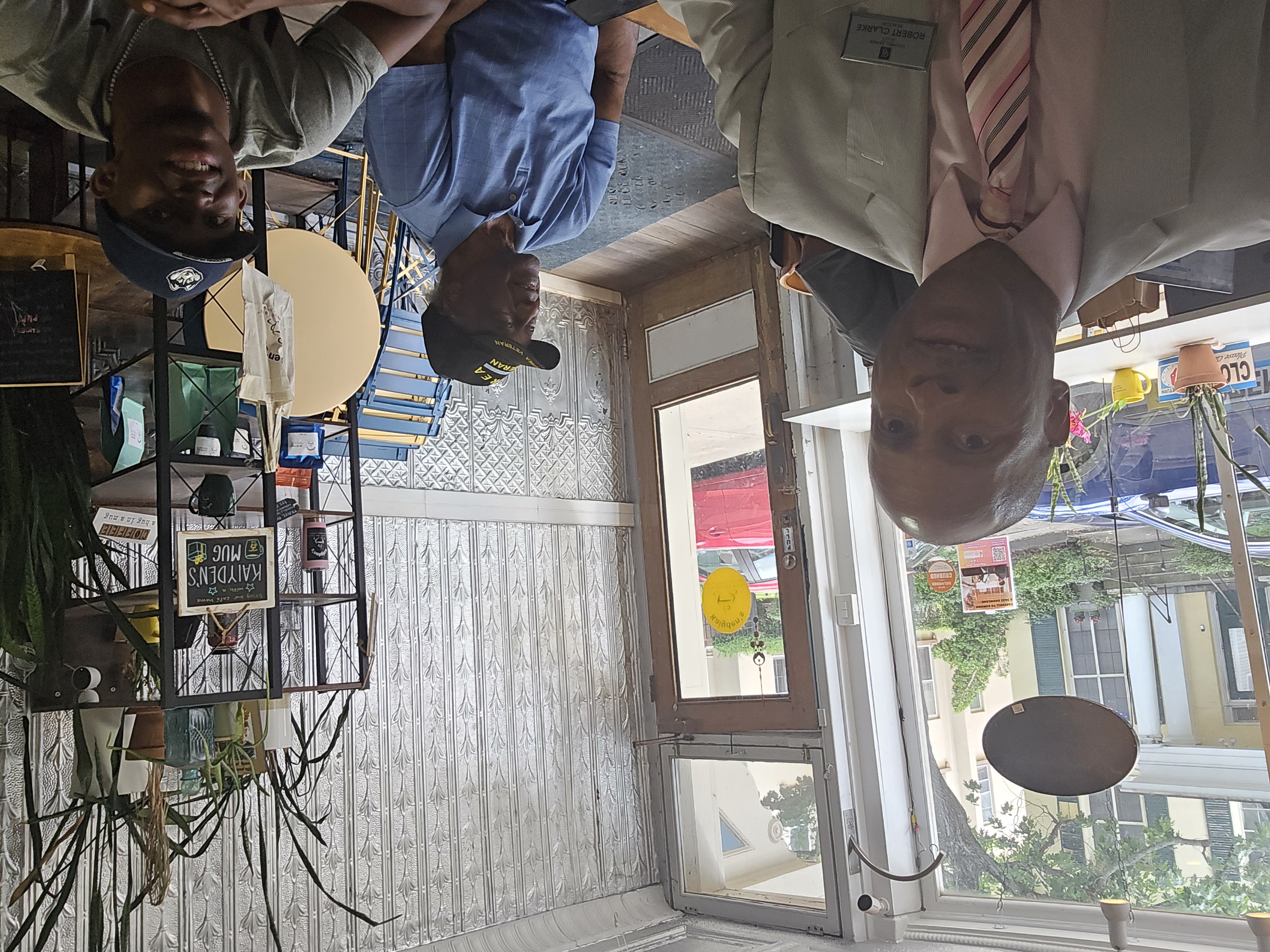 Meeting at Kaiyden's Cafe in New Haven.