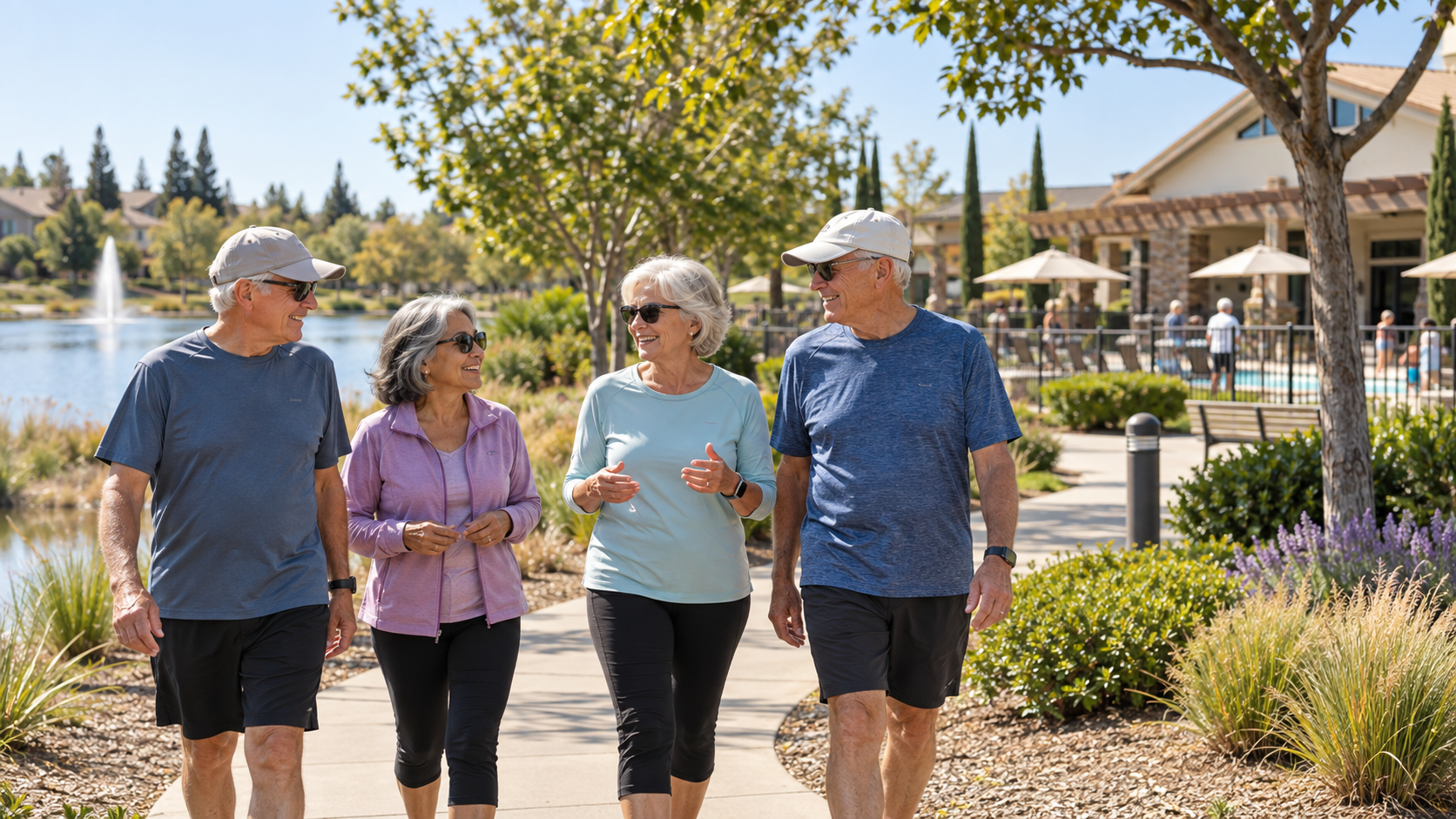 Community life at Sun City Roseville, the Del Webb 55+ community in Roseville, California, where working knowledge matters for buyers and sellers