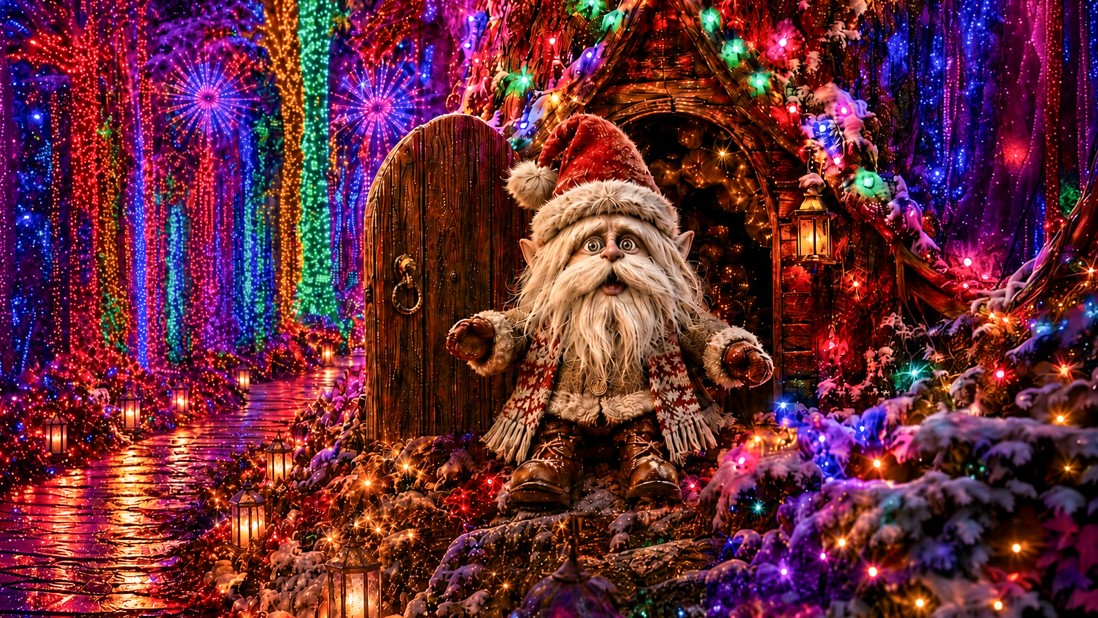 A scene from the JOIE 2026 holiday experience at Callanwolde