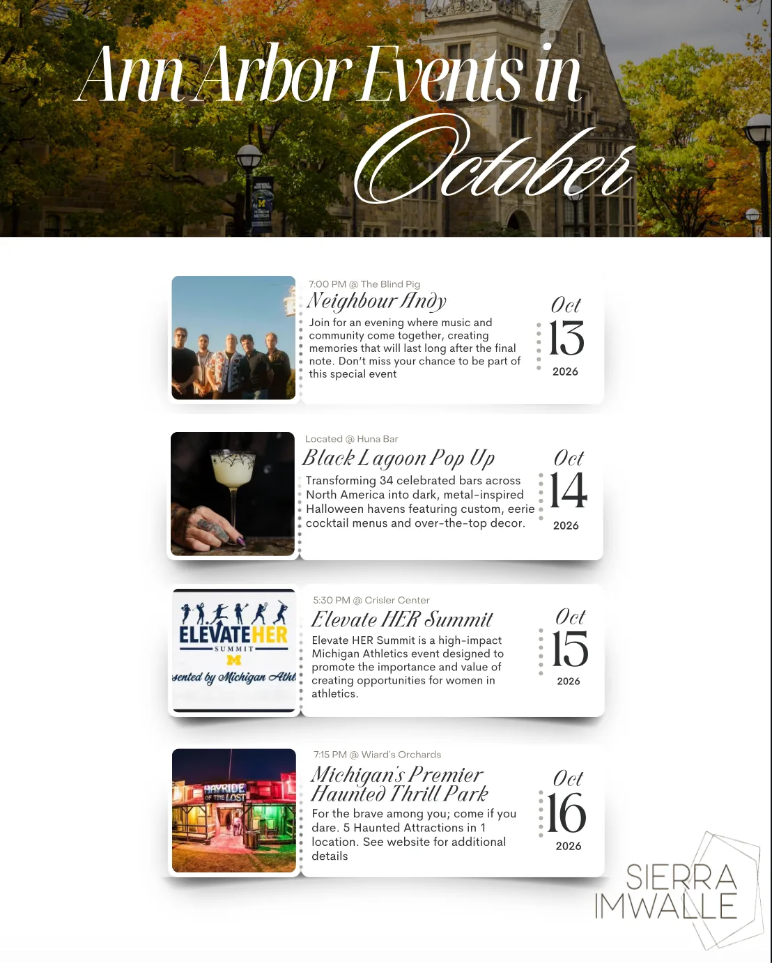 Photo from the October in Ann Arbor event guide slide series
