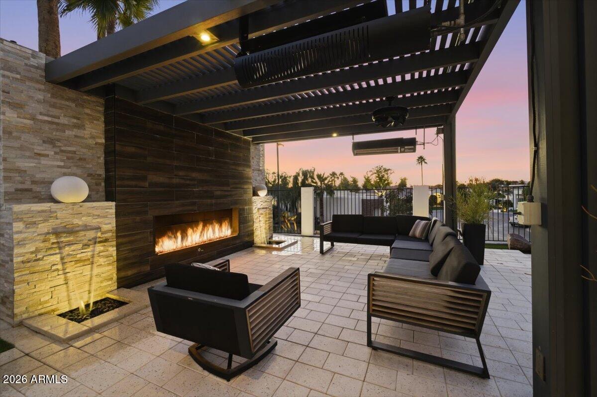 Backyard exterior view angle three