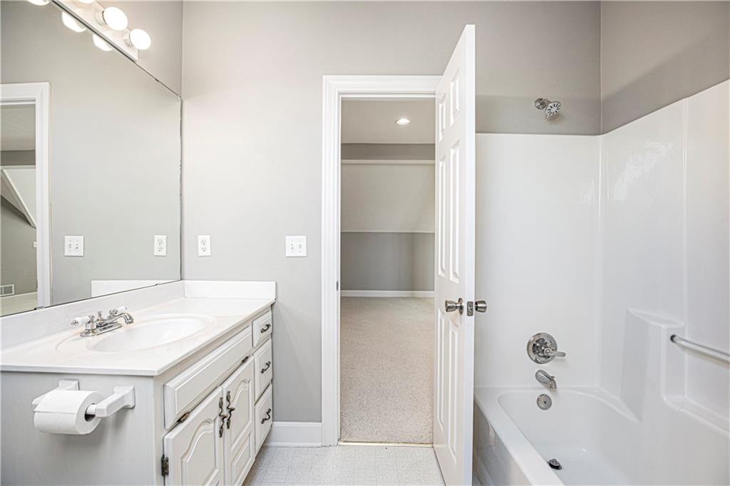Bathroom updated finishes